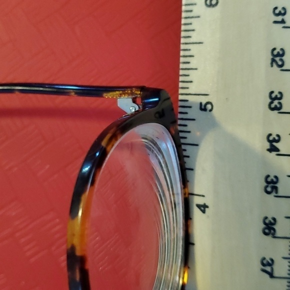 ZENNI, ROUND BOHO STYLE GLASSES. Faux tortoise shell color. Good used condition. - Picture 4 of 5